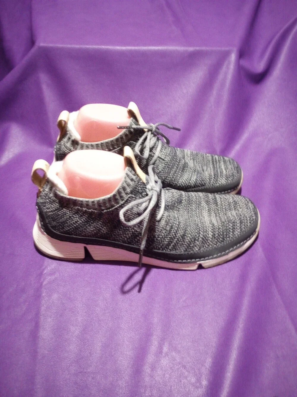 Clarks Tri Native Trigenic Lightweight Lace Up Gray Women’s 9M